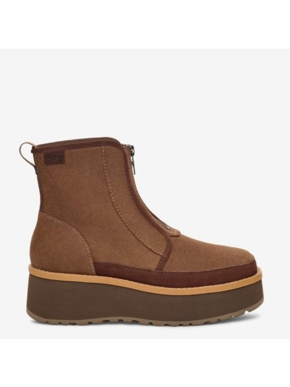 UGG Cityfunc Zip Women Size 10 Water Resistant Platform Bootie 0826 - Picture 4 of 7